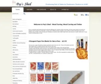 Popsshed.com.au(Woodturning Tools) Screenshot