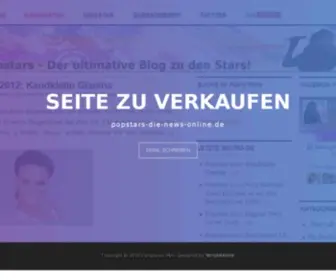 Popstars-Die-News-Online.de(Popstars) Screenshot