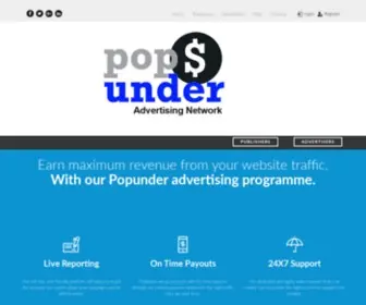 Popsunder.net(Popunder Adnetwok) Screenshot