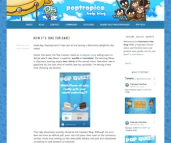 Poptropi.ca(The top Poptropica fansite for guides) Screenshot