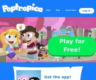 Poptropica.com(Fun online games for kids) Screenshot