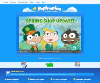 Poptropica360.com(Poptropica) Screenshot