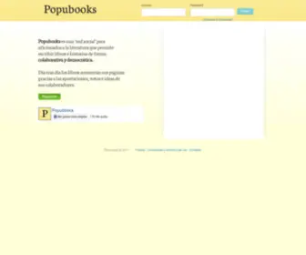 Popubooks.es(Libros colaborativos) Screenshot