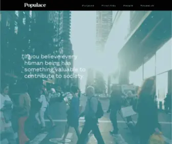 Populace.org(Populace) Screenshot