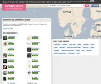 Popularafrisorer.se(POPULÄRAFRISÖRER.SE) Screenshot
