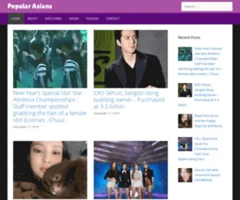 Popularasians.com(Popular Asians) Screenshot