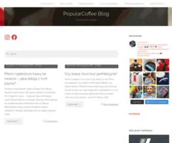 Popularcoffee.pl(Prawdziwie o kawie) Screenshot