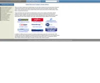 Popularcontacts.com(Discount Contact Lenses) Screenshot