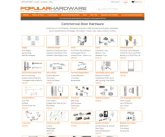 Popularhardware.com(Commercial Door Hardware) Screenshot