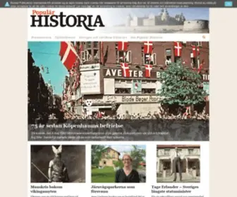 Popularhistoria.se(Populär Historia) Screenshot