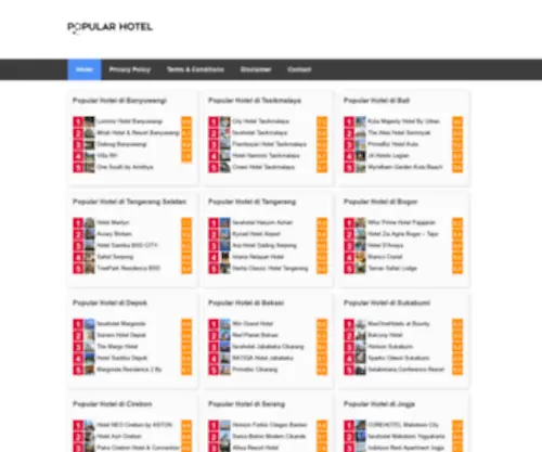 Popularhotel.info(Popular Hotel) Screenshot