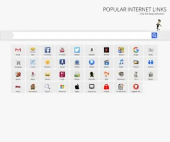 Popularinternetlinks.com(The easy search engine) Screenshot