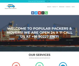 Popularpackers.net(The Movers and Packers in Pune) Screenshot