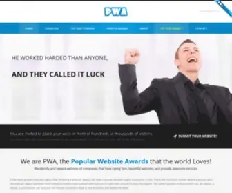 Popularwebsiteawards.com(The Popular Website Awards) Screenshot