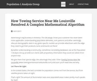 Population-1.com(1 Analysis Group) Screenshot