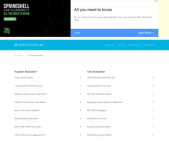 Populersorular.com(Popüler Sorular) Screenshot