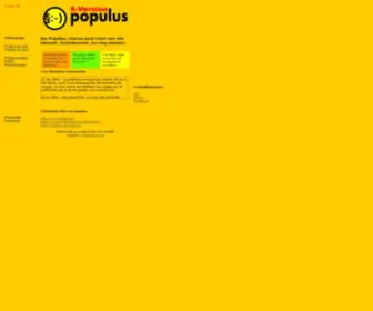 Populus.ch(Votre site web en moins de 5 minutes) Screenshot