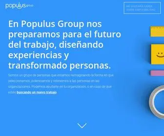 Populusgroup.cl(Innovacion para Recursos Humanos) Screenshot