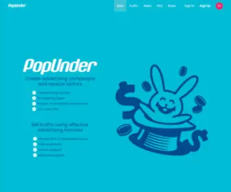 Popunder.net(Advertising Network) Screenshot