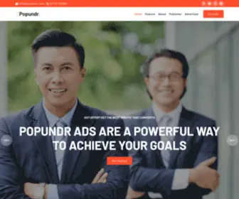 Popundr.com(PremiumTraffic) Screenshot