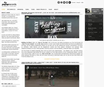 Popup-Records.de(PR & Labelservices) Screenshot