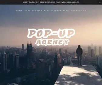 Popupagency.co(The Pop Up Agency) Screenshot