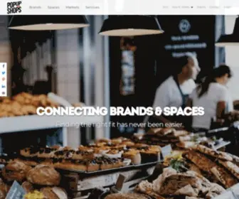 Popupshops.io(Connecting Brands & Spaces) Screenshot