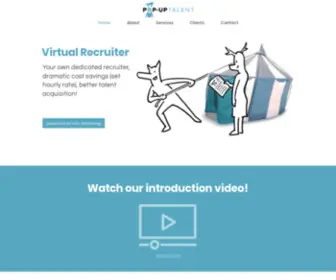 Popuptalent.com(Onsite Recruiting) Screenshot