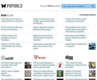Popurls.com(Popurls®) Screenshot