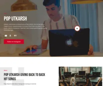 Poputkarsh.com(Pop Utkarsh) Screenshot