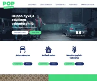 PopVakuutus.fi(Suomalainen vakuutusyhtiö) Screenshot