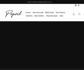 PopVil.com(Popvil-Show your beauty on the beach) Screenshot