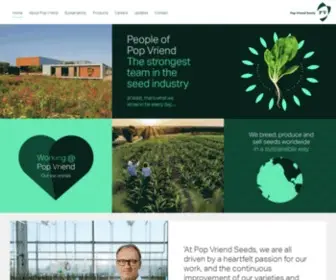 PopVriendseeds.com(Pop Vriend Seeds) Screenshot