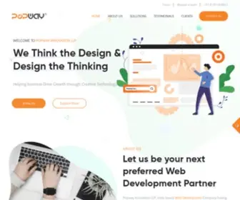 Popway.in(Web Design & Development Company) Screenshot
