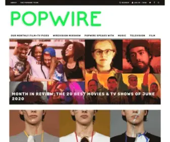 Popwire.com.sg(On Pop Culture) Screenshot