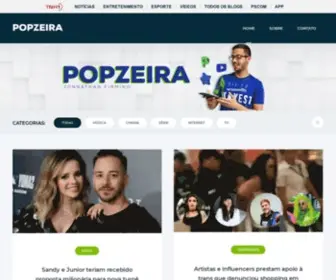 Popzeira.com(Pop site) Screenshot