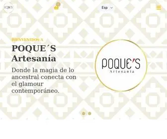 Poquesartesania.com(POQUE´S Artesanía) Screenshot