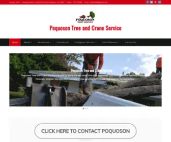 Poquoson-Tree.com(Poquoson Tree and Crane Service) Screenshot