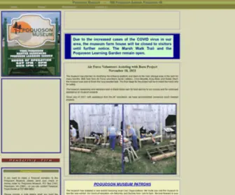 Poquosonmuseum.com(Poquoson Museum) Screenshot