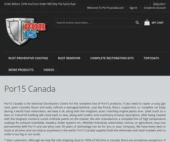 Por15Canada.ca(Home Page POR 15) Screenshot