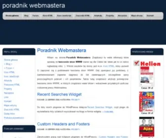 Poradnik-Webmastera.com(Poradnik Webmastera) Screenshot