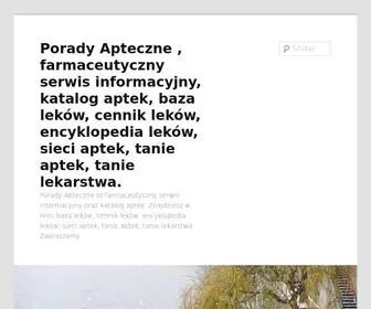 Poradyapteczne.pl(Porady Apteczne) Screenshot