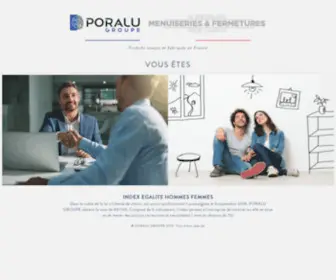 Poralumenuiseries.com(Vivez l'experience) Screenshot