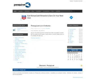 Poraqui.net(Hosteleria y turismo) Screenshot