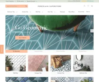 Porcelainsuperstore.co.uk(Beautiful Wall Tiles & Designer Floor Tiles) Screenshot