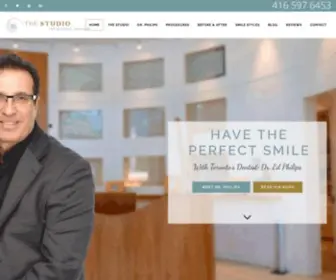 Porcelainveneers.ca(Porcelain Veneers and Cosmetic Dentistry in Toronto) Screenshot