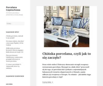 Porcelana.czest.pl(Porcelana) Screenshot