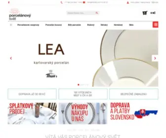 Porcelanovysvet.cz(Porcelán) Screenshot