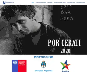 Porcerati.cl(Por Cerati) Screenshot