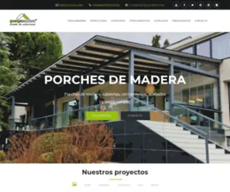 Porchesypergolasdemadera.es(PERGOLAS, porches de madera) Screenshot